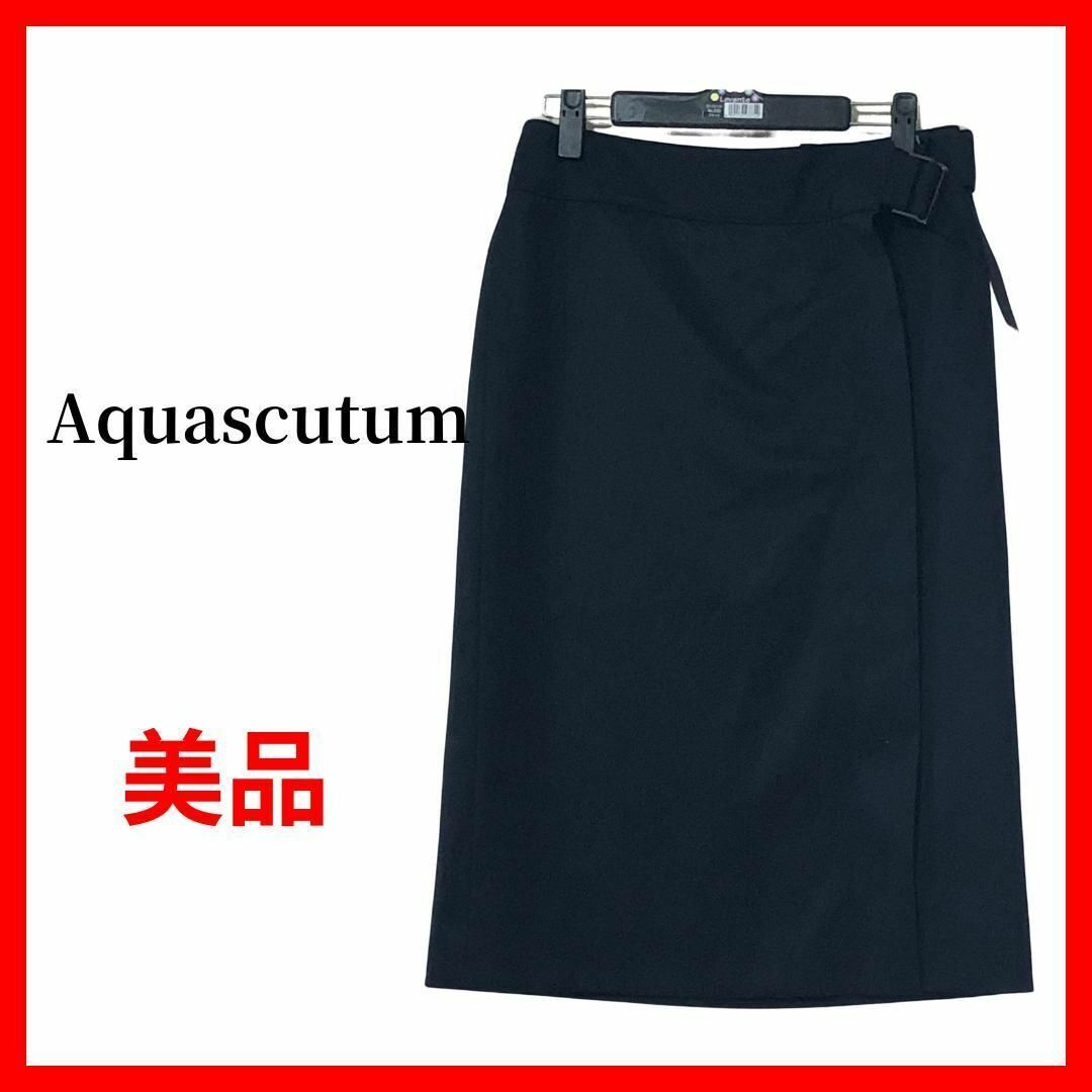 aquascutum アクアスキュータム ウールスカート B1283拍卖
