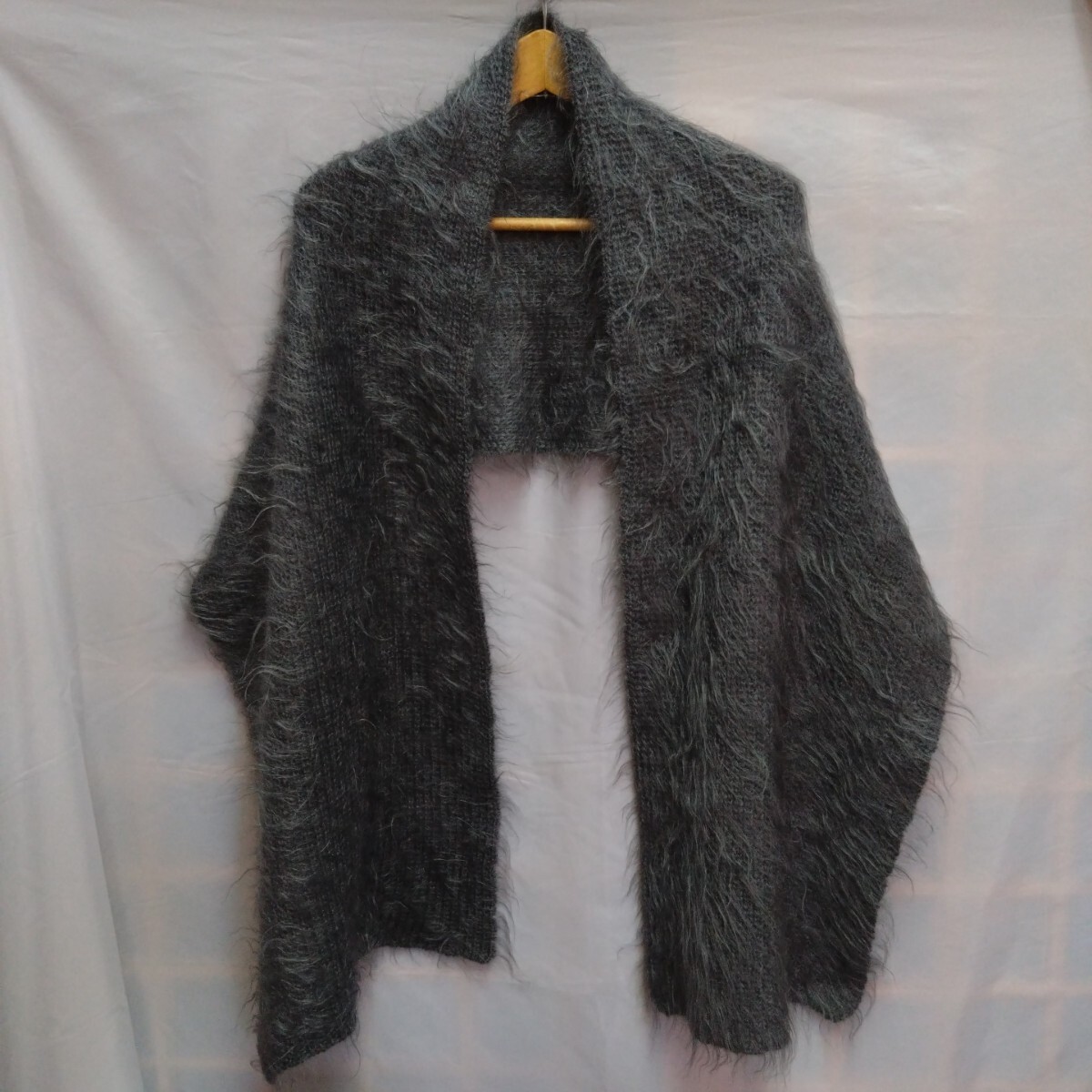 【エレガント】 PAIMPOL FRANCE マフラー 落ち着いたグレー系 モヘア Mサイズ ヤフオクにも多数出品拍卖