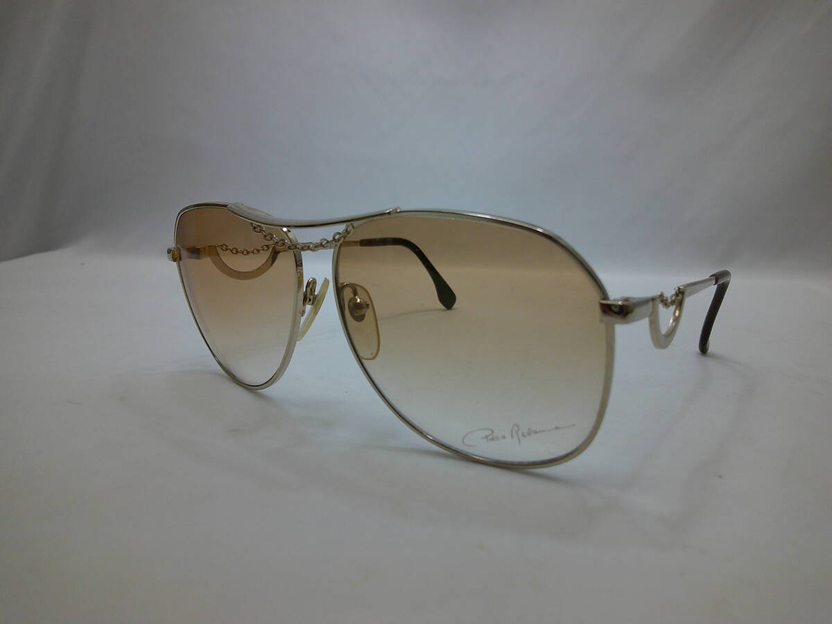 【貴重】 PACO RABANNE PARIS パコ ラバンヌ パリ サングラス メガネ 眼鏡 メンズ レディース ゴールド系 お洒落なデザイン拍卖