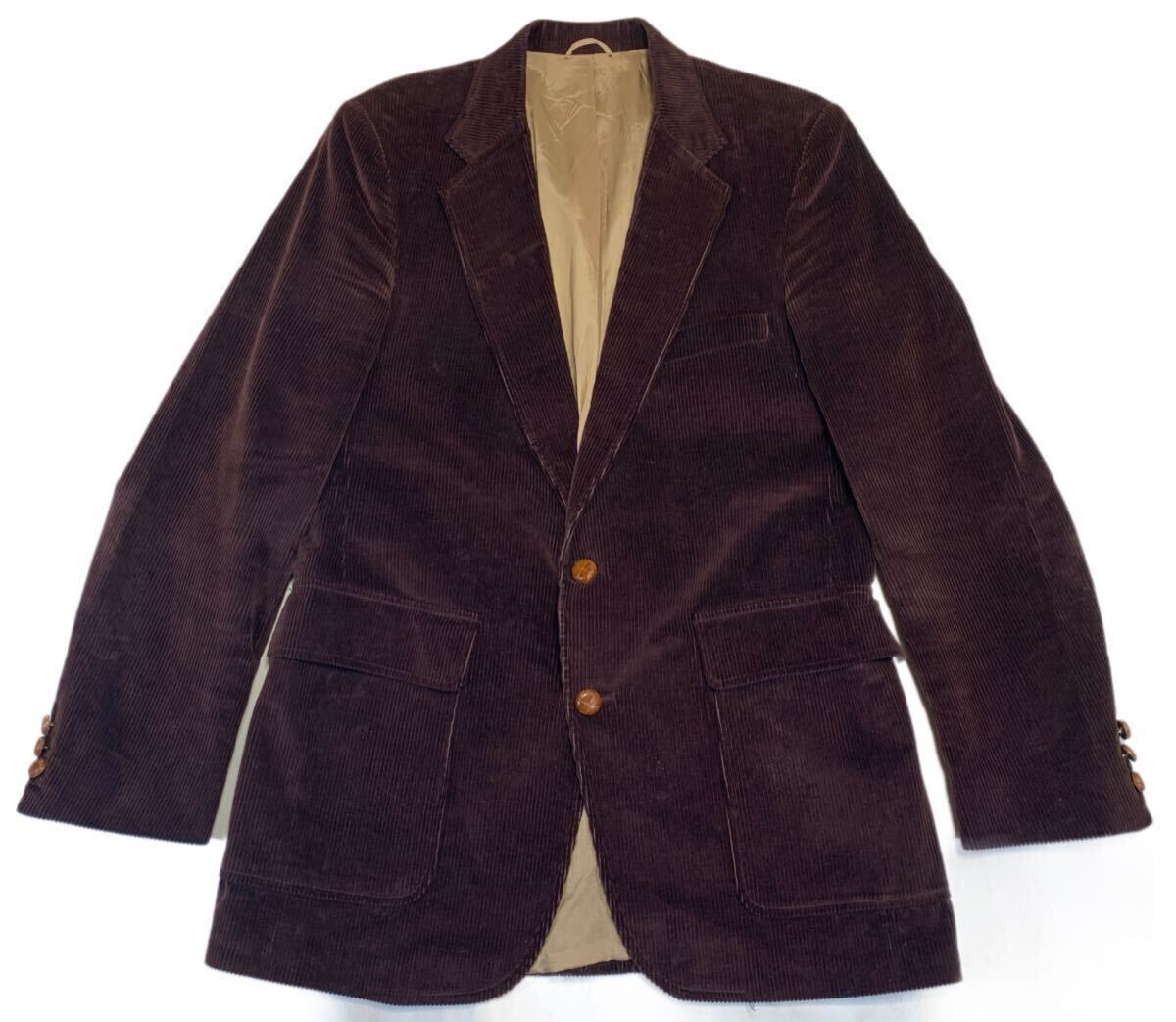 80s 90s ビンテージ リーバイス LEVIS コーディロイ コード テーラード スポーツ ジャケット 革ボタン 39位 茶色拍卖