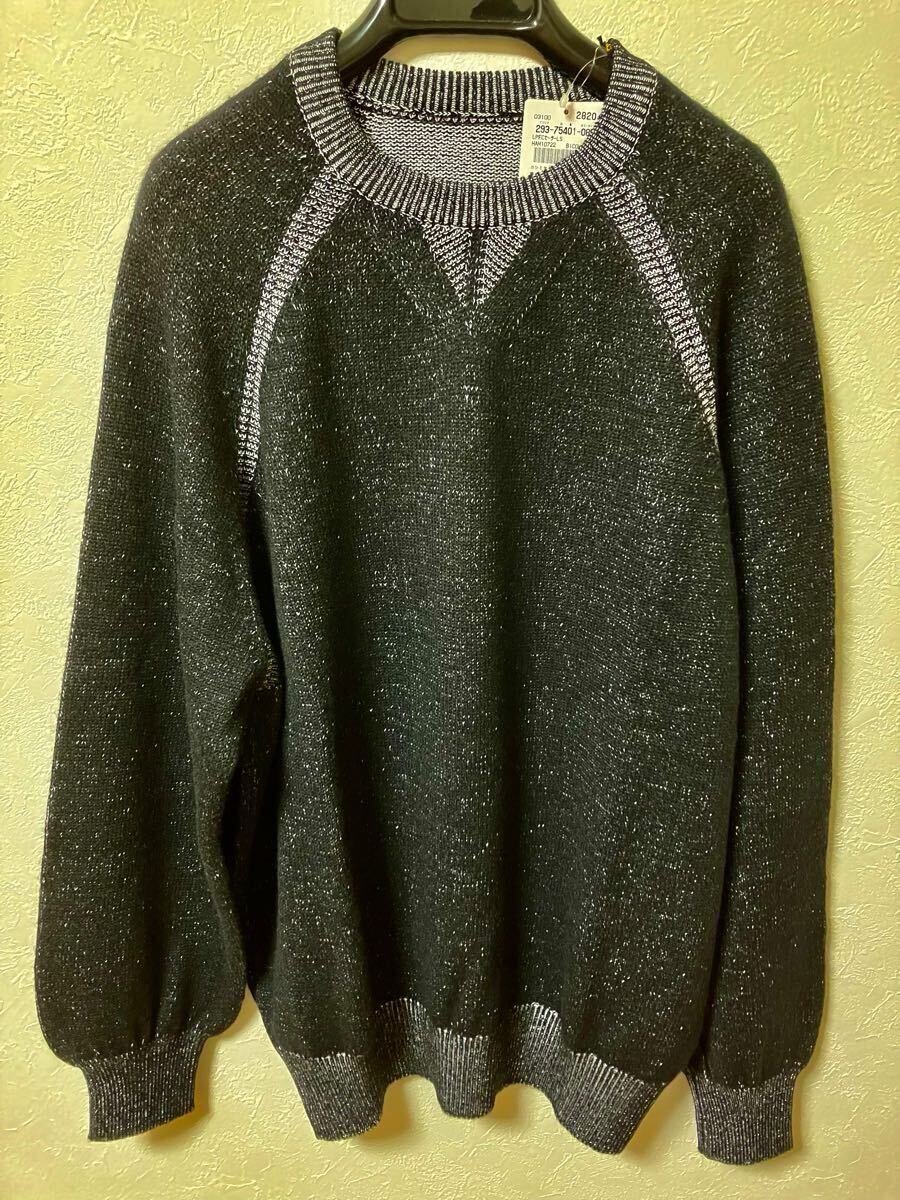 【新品】Lucien Pellat-Finet ルシアンペラフィネ 長袖ニット(Lサイズ)セーター/スカル/スコットランド製/メンズ拍卖