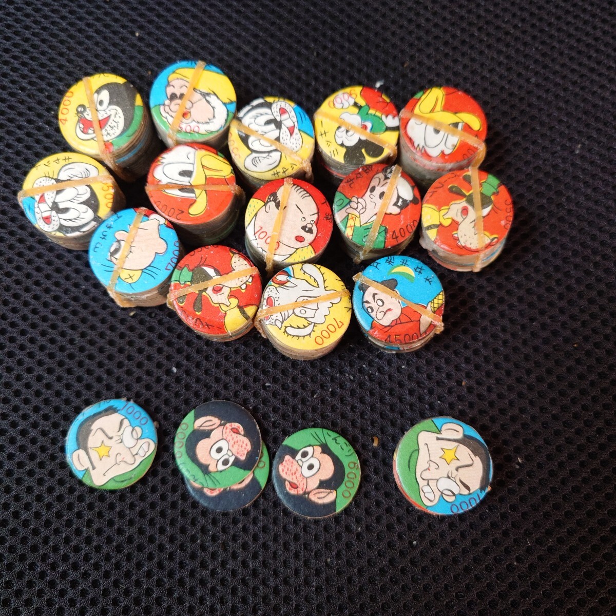 ローメンコ ロウメンコ おそらく未流通品 約1束16枚15=約240枚 ミッキー? グーフィー? メンコ拍卖