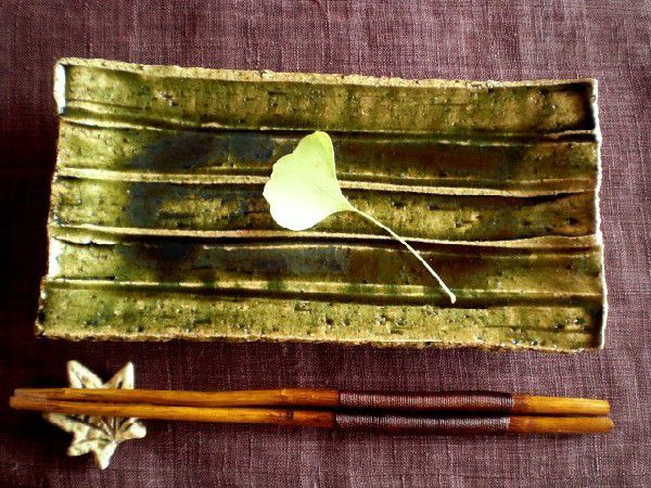 長方皿 総織部 削り文 長方皿 (1皿) 野々村浩司 NO-58拍卖