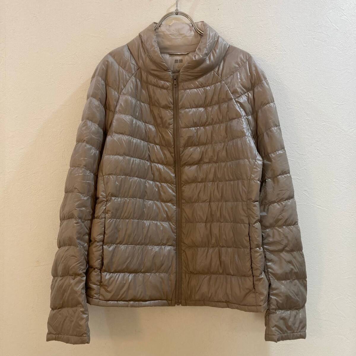 UNIQLO/ユニクロ 長袖ウルトラライトダウンジャケット グレー レディース L拍卖