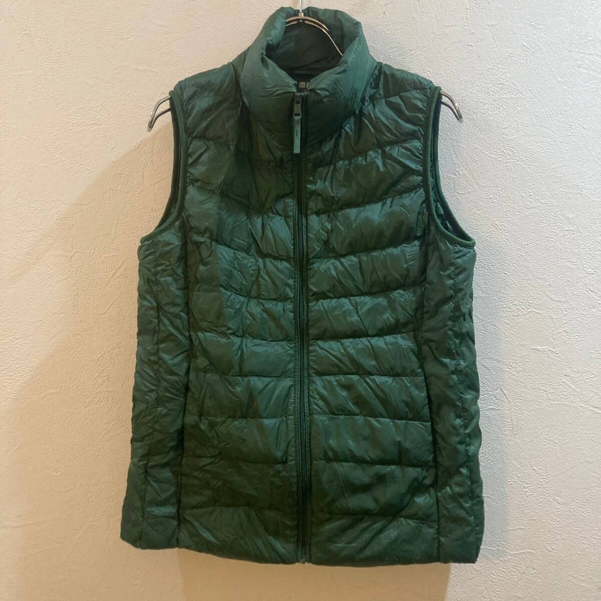 UNIQLO/ユニクロ ウルトラライトダウンベスト グリーン レディース S拍卖