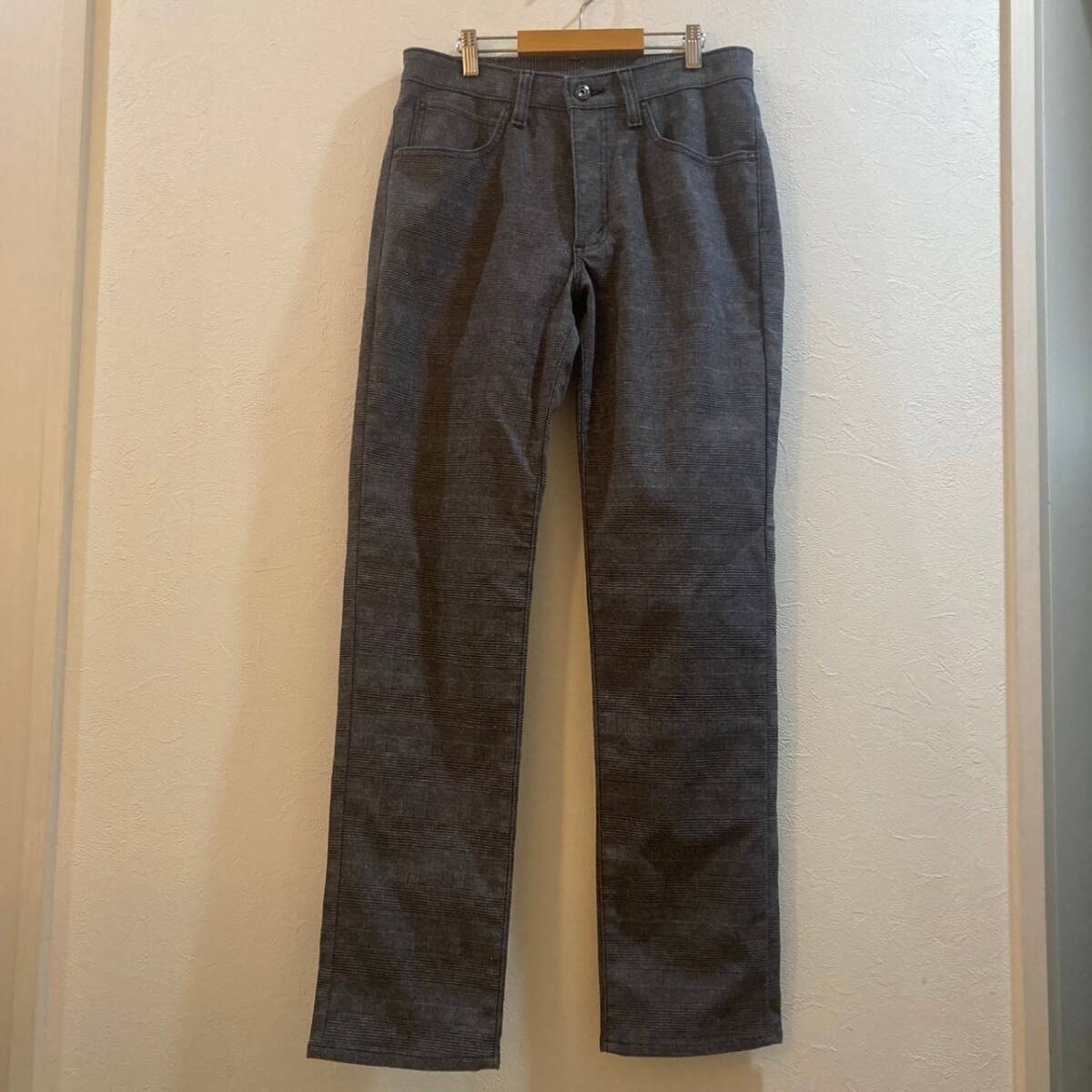 EDWIN/エドウィン 千鳥格子柄パンツ ブラック 黒 530 メンズ 30拍卖