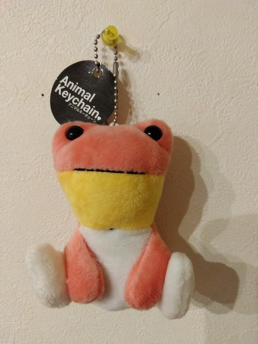 アニマルキーチェーン フロッグ ショッキングピンク カエルのぬいぐるみ拍卖