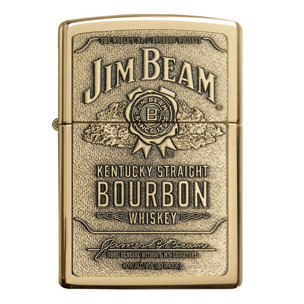 ジッポー オイルライター ジムビーム USA JIM BEAM 254BJB929 バーボン ウイスキー/送料無料メール便拍卖