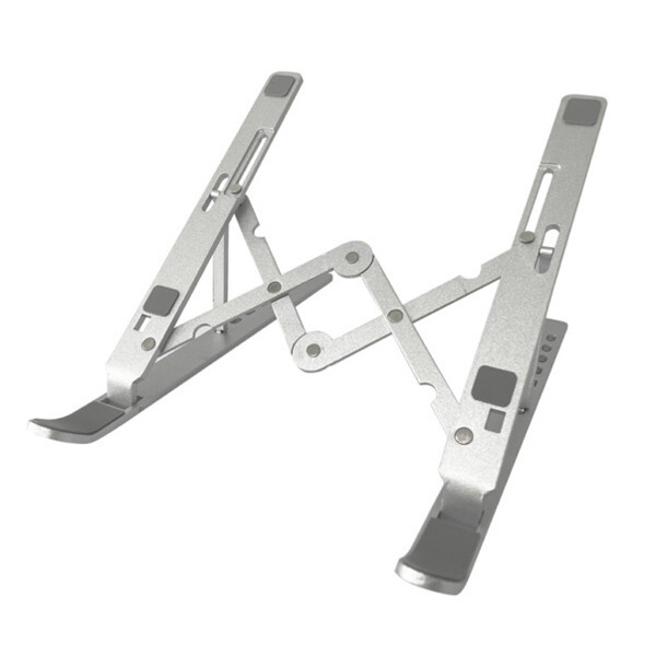 ノートパソコンスタンド アルミ合金 スマホ、タブレット、本など LAZOS L-NPS/7650/送料無料メール便拍卖