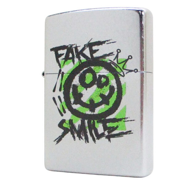 ジッポー オイルライター 日本加工 #207 ストリートクローム Street Chrome EP-KG フェイク スマイル/送料無料メール便拍卖