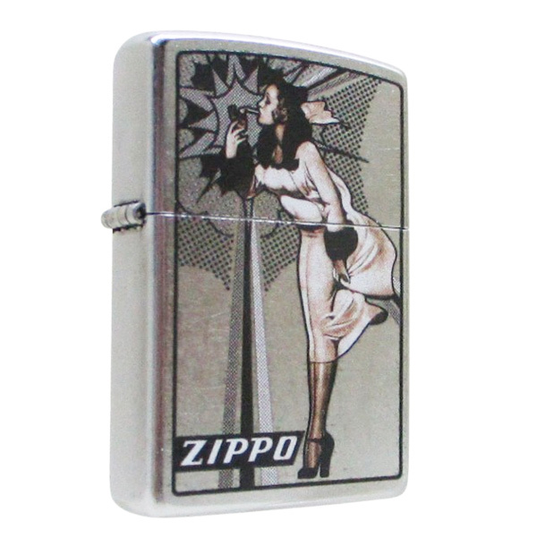 ジッポー オイルライター アメリカ加工 WINDY Silver SHEET Z207-119768/送料無料メール便 ポイント消化拍卖