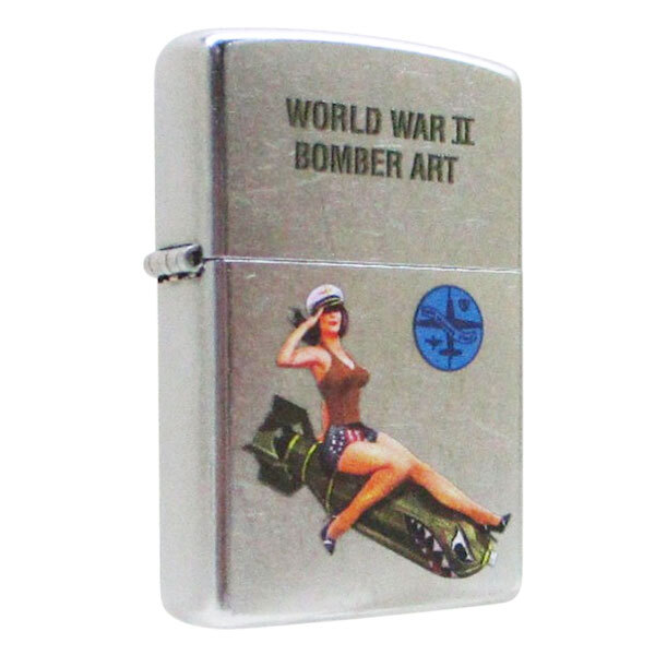 ジッポー オイルライター アメリカ加工 WORLD WAR2 BOMBER ART Z207-119760/送料無料拍卖