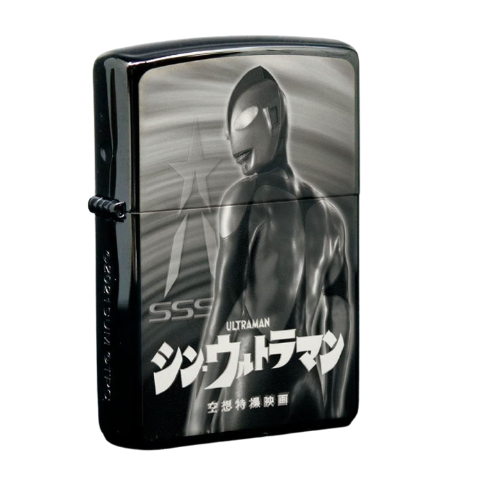 ジッポー 限定生産品 ライター シン・ウルトラマン ブラックチタンコーティング/送料無料メール便拍卖