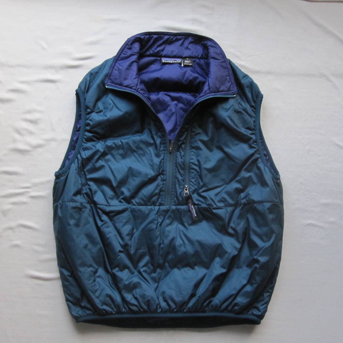 ☆'95 パタゴニア パフボール ベスト(M)ブルーグラス 1995 / patagonia / puffball vest / USA 90s vintage mars拍卖