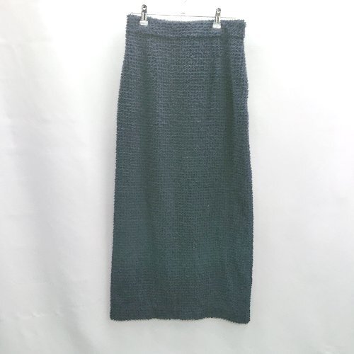 ◇ ⊇ apart by lowrys アパートバイ ローリーズ ロング ナロー スカート サイズM ネイビー レディース E拍卖