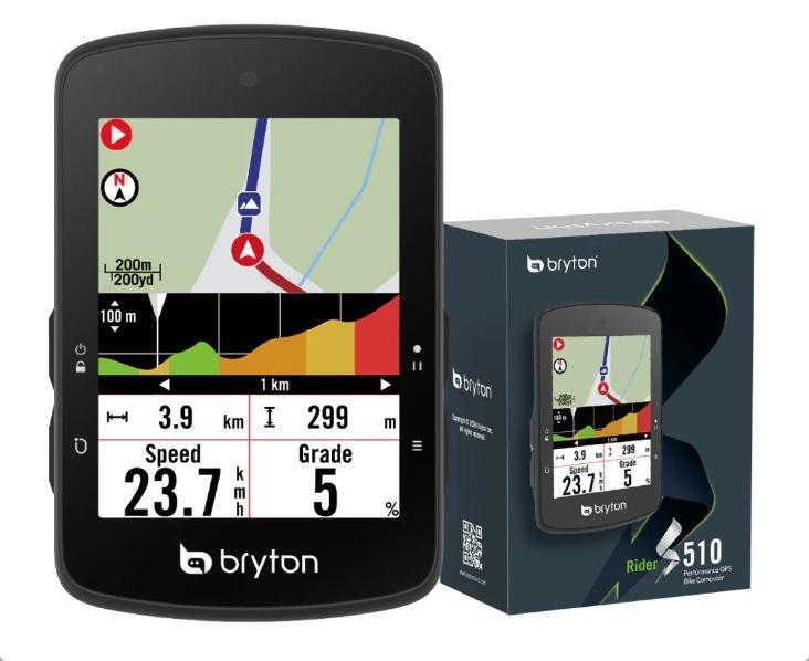 【新発売】ブライトンRider S510E GPSナビ付きサイクルコンピューター拍卖