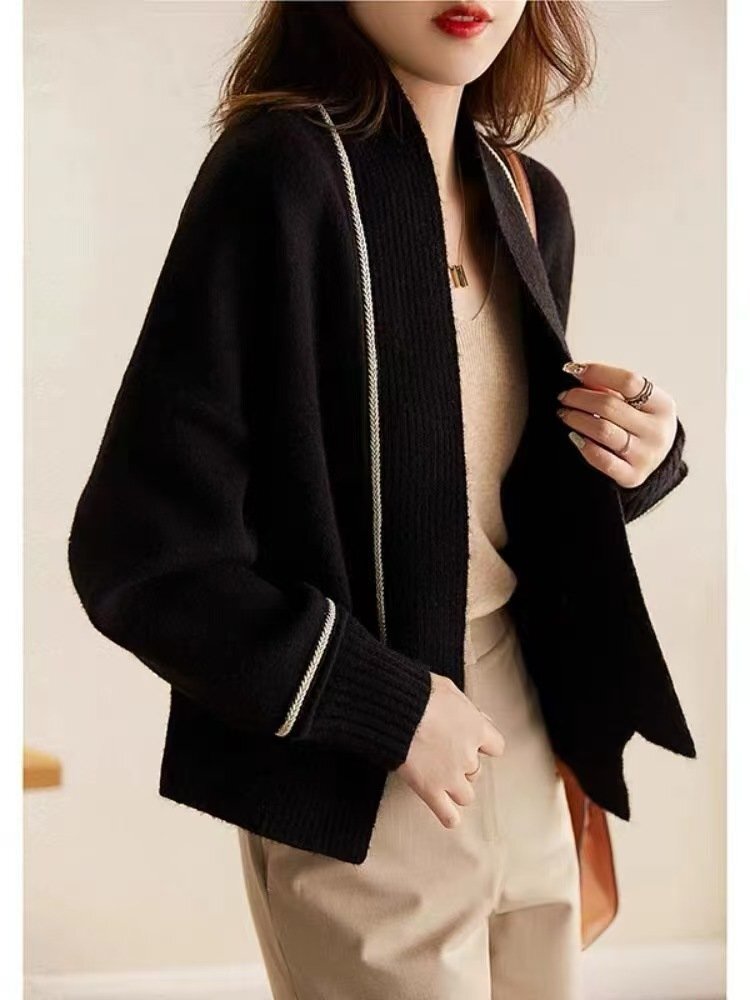 LRM5634 秋冬人気推薦/ニットカーディガン レディース アウター 高級感満載 気質 通勤 ニットボレロ セーター トップス 羽織りカーディガン拍卖