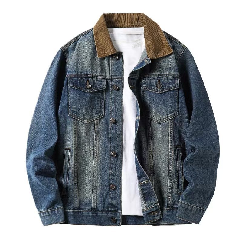 LRM5440☆新品 デニムジャケット メンズ ブルゾン ジャンパー ジージャン Gジャン カーゴジャケット ワークジャケット拍卖