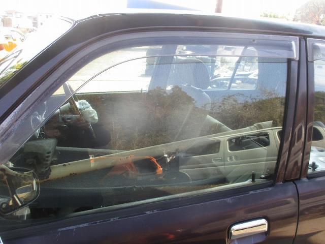 ミラジーノ TA-L700S 左フロントドアガラス 助手席 ガラスのみ NSG M1308 グリーンガラス拍卖