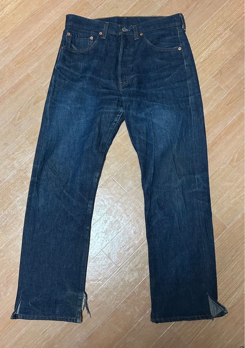 濃紺 90s USA製 Levi's 501 ジーンズ W32拍卖