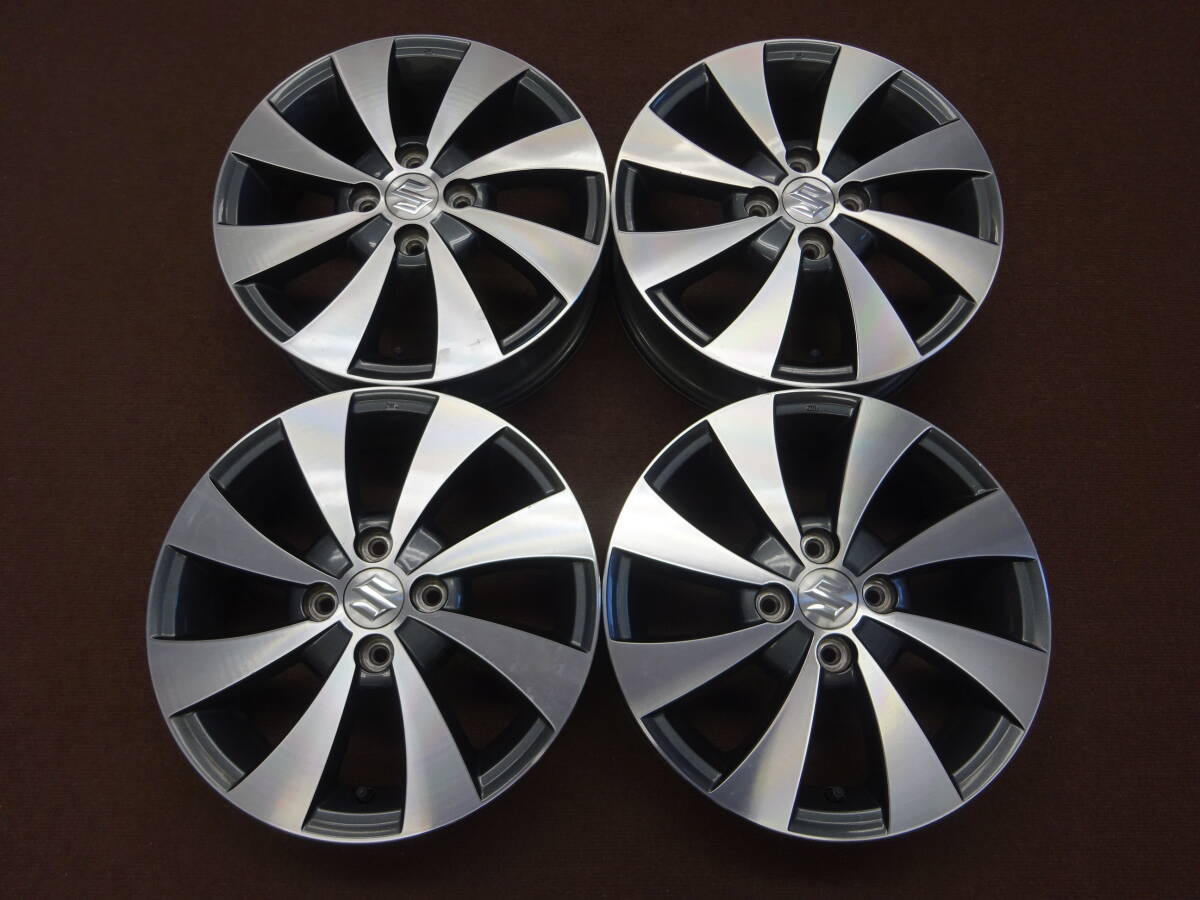 A-120 SUZUKI 純正 15×4.5J ET45 PCD100 4H 4本 ハスラー パレット SW ラパン スペーシア 等 スズキ 軽自動車 に是非!拍卖