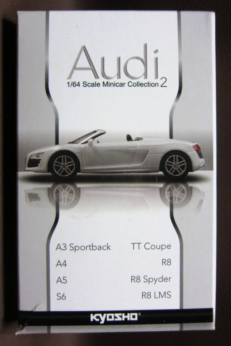京商1/64☆アウディ ミニカーコレクション2★Audi A3 Sportback ブラック★KYOSHO2016拍卖