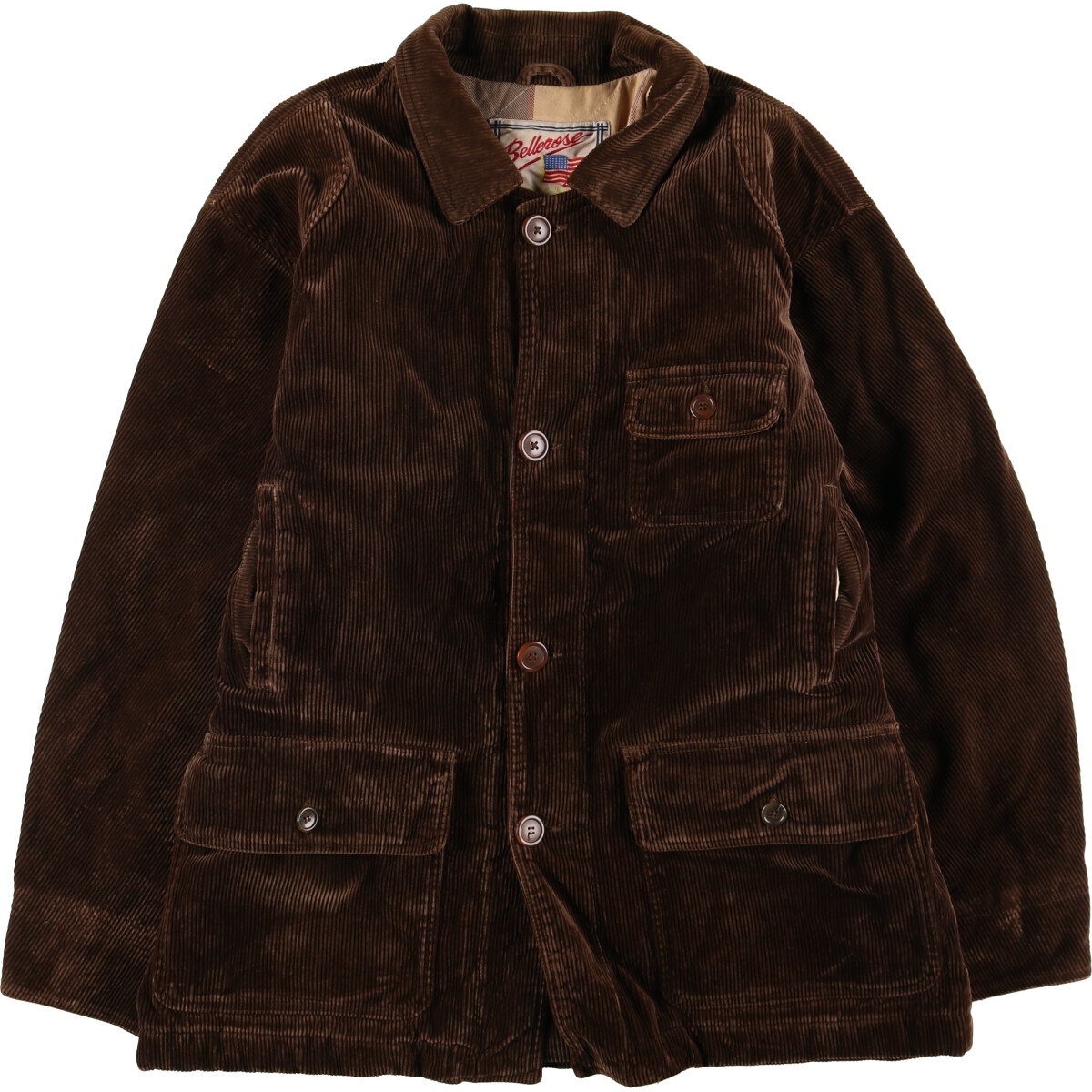 古着 ベルローズ Bellerose コーデュロイ ハンティングジャケット メンズL相当 ヴィンテージ /eaa507127拍卖