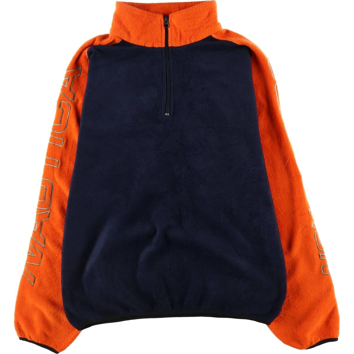 古着 90年代 ノーティカ NAUTICA COMPETITION ハーフジップ フリースプルオーバー USA製 メンズM相当 ヴィンテージ /eaa404148拍卖