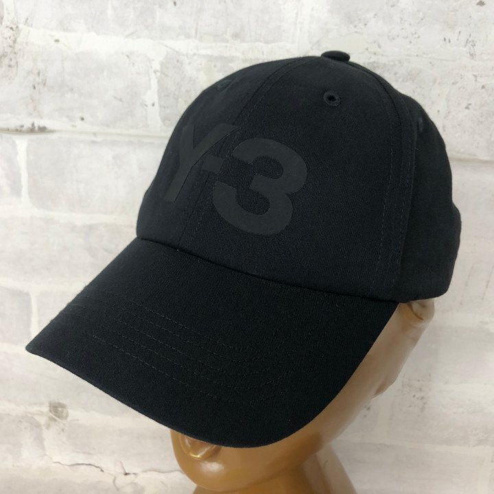 Y-3 adidas × YOHJI YAMAMOTO ワイスリー アディダス ヨウジヤマモト 21年モデル ロゴ キャップ 帽子 SIZE: 56cm ブラック MH632025011603拍卖