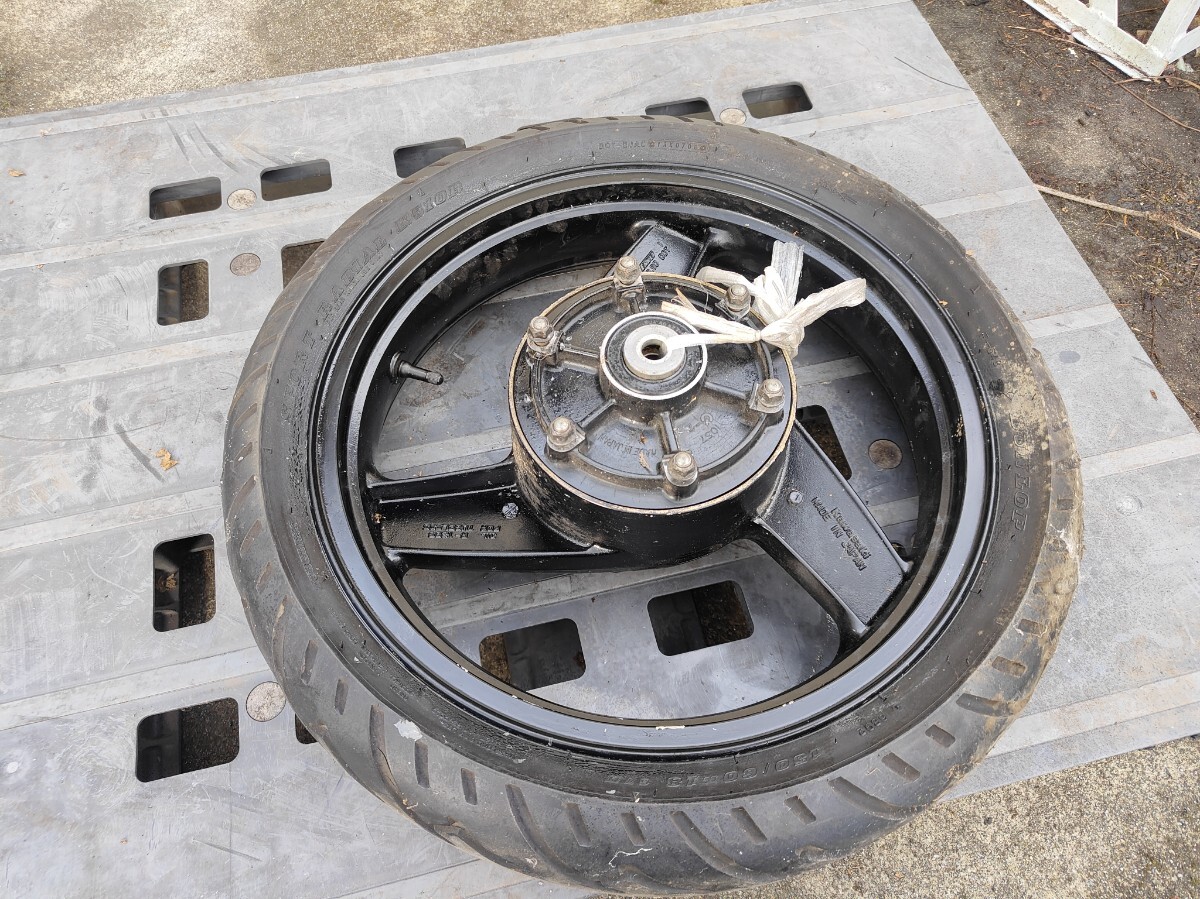 カワサキ GPZ900R 純正 リア ホイール 18×3.50 ハブ付き 18インチ拍卖