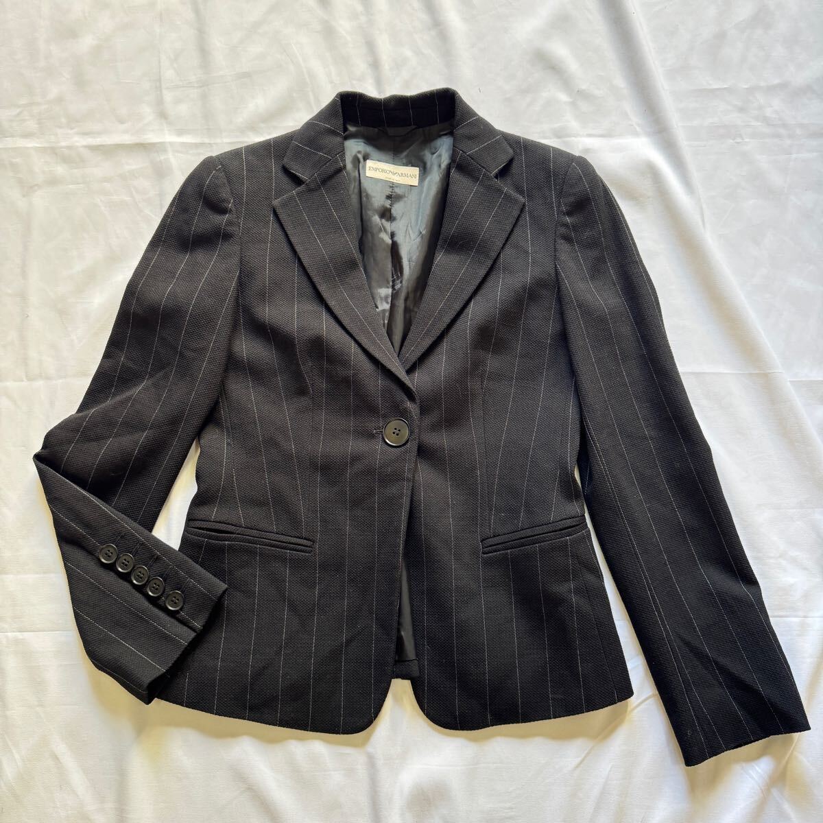 エンポリオアルマーニ EMPORIO ARMANI テーラード ジャケット シルク混 36拍卖