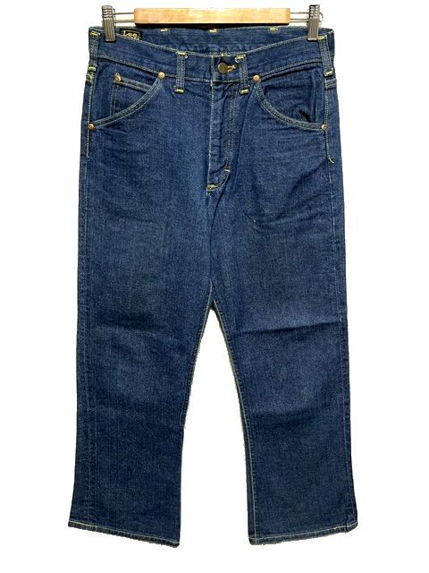 ★濃紺★70's Lee リー 200 サイド黒タグ ブーツカット デニム パンツ W31★ジーンズ TALON 101 USA製 アメリカ製 ビンテージ Vintage 希少拍卖