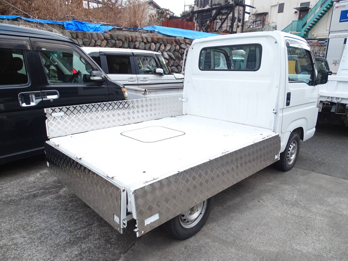 アクティトラック HA7 HA8 HA9系 SUS304製ステンレス製 荷台 アオリガード アオリカバー インナーフルガード 3方開 3ピースセット 縞模様拍卖