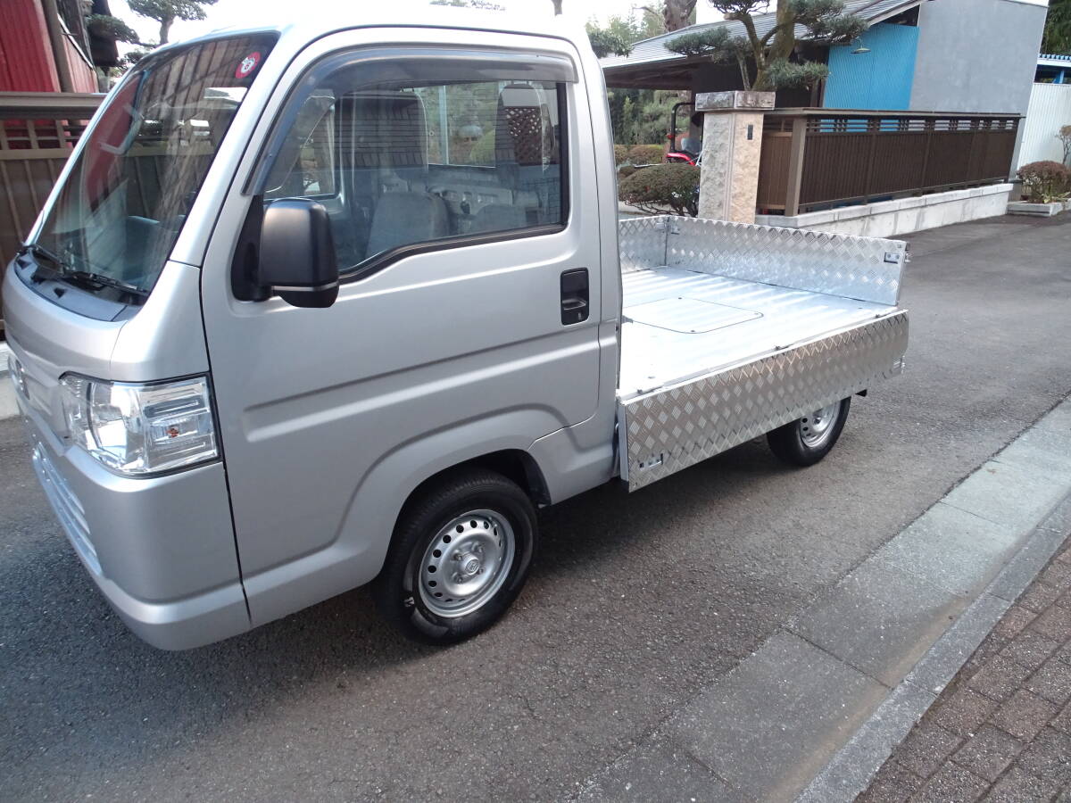 アクティトラック HA7 HA8 HA9系 SUS304 ステンレス製 荷台 アオリガード アオリカバー インナーフルガード 3方開 3ピースセット 縞模様拍卖