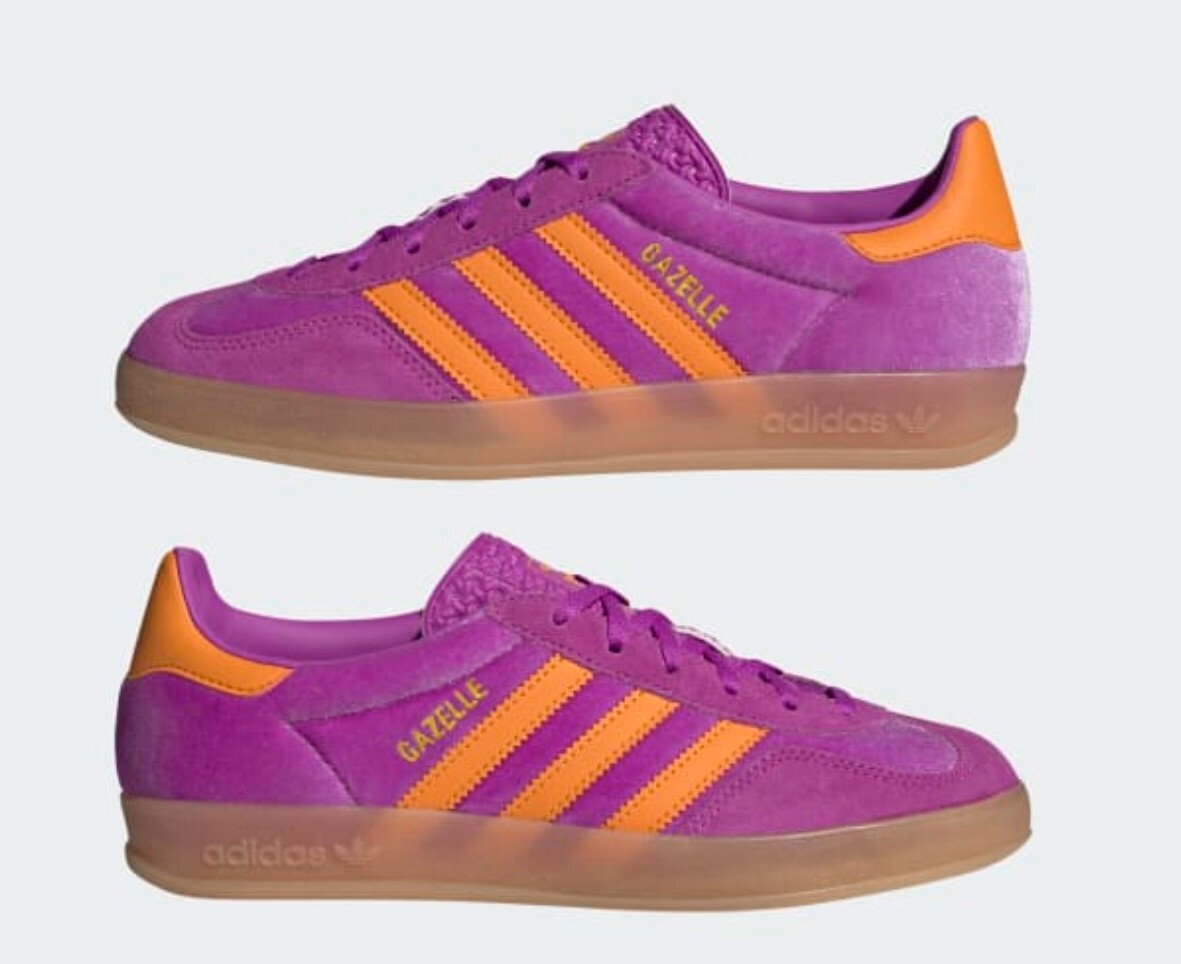 サイズ:30 未使用品 ガゼル インドア GAZELLE INDOOR パープルバースト×EQTオレンジ 【adidas originals|アディダスオリジナルス】拍卖