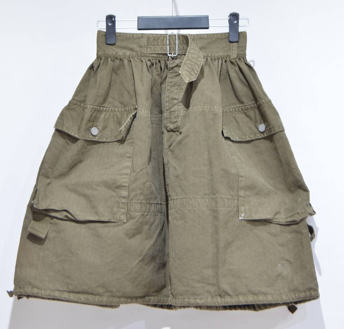 VISVIM VMW MIL SKIRT HBT SIZE 0 0322105008005 ヴィズビム ミリタリー スカート Y-331035拍卖