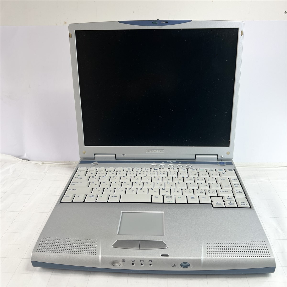 SHARP Mebiusメビウスノート PC-MJ700M ノートパソコン WindowsME ジャンク拍卖