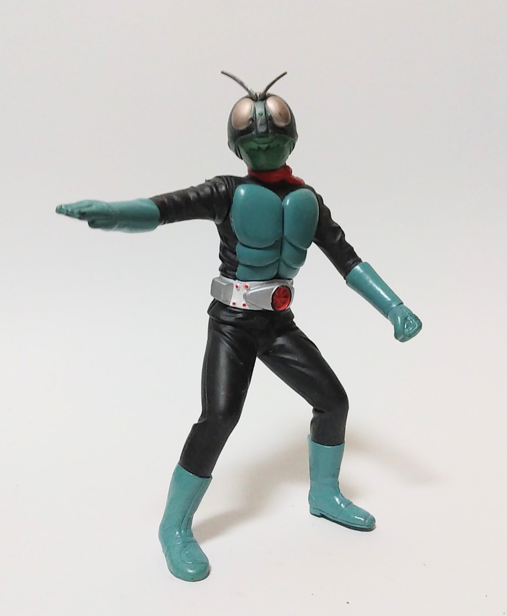 ☆バンプレスト☆2003年プライズ品☆仮面ライダー旧1号☆ソフビ☆フィギュア☆中古品☆アンテナ加工あり☆拍卖