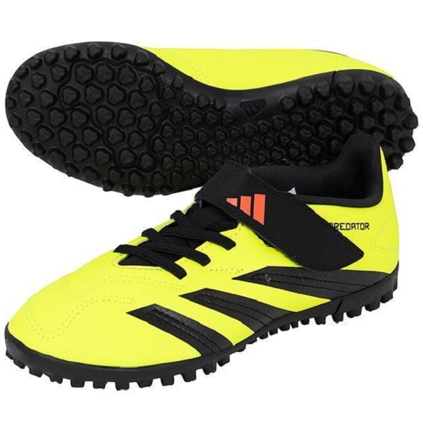 アディダス 24.5㎝ プレデター クラブ H&L TF イエロー ブラック PREDATOR ジュニア サッカー トレーニング ターフ用 US6拍卖