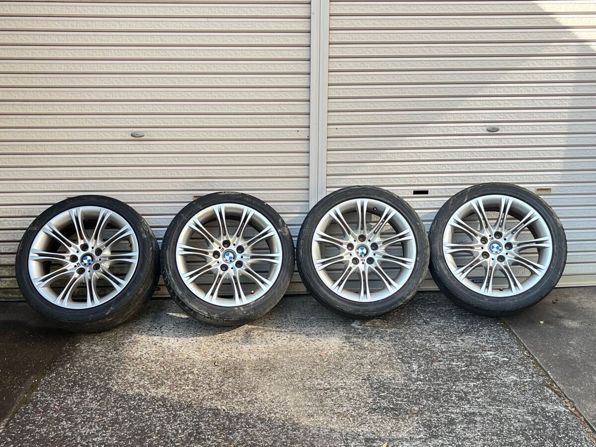 BMW Mスポーツ 純正オプションホイール 18インチ 5穴 タイヤ+ホイール 4本セット 8J×18 中古 4口着払い発送拍卖