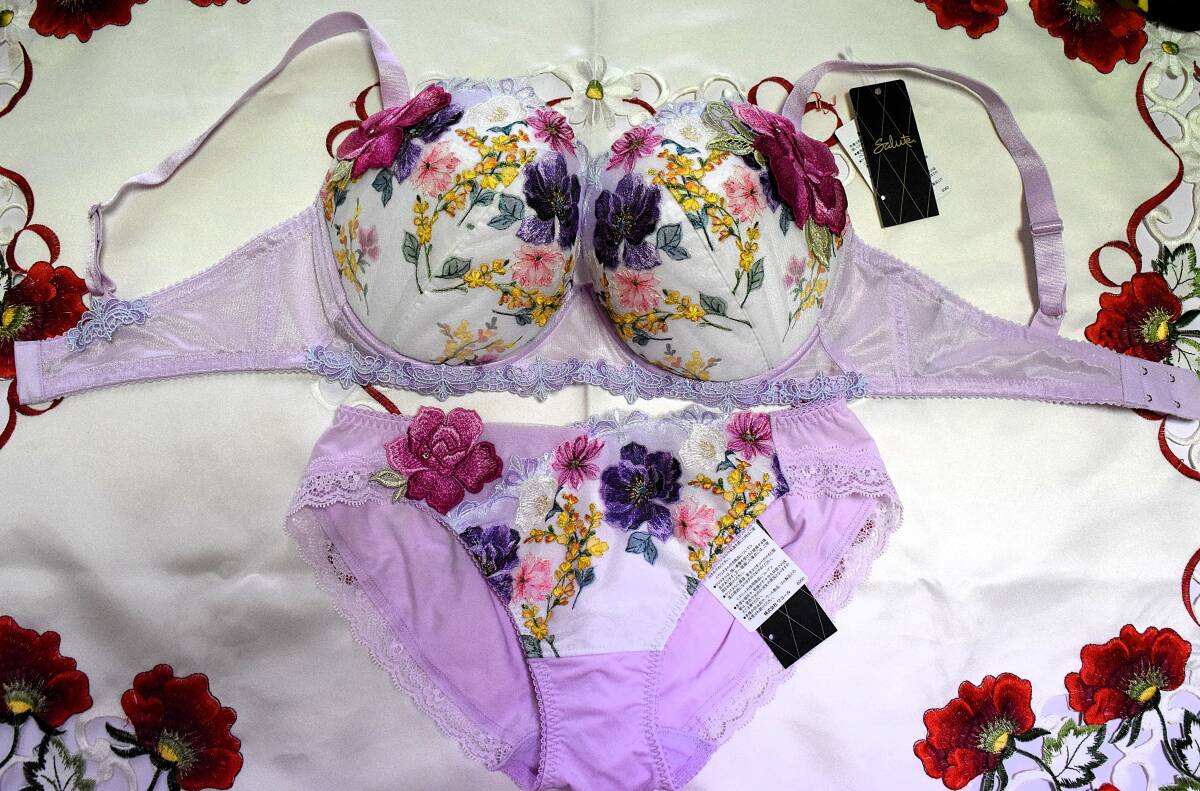 新品・タグ付き☆ワコール☆サルート☆93G・ニューヨーク☆PU☆H75&ショーツL拍卖