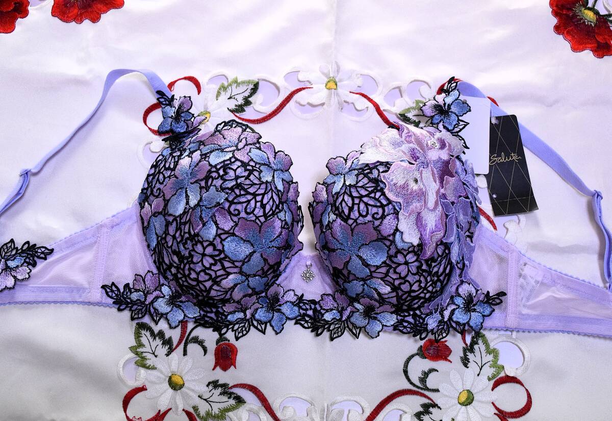 新品・タグ付き☆ワコール☆サルート☆89G・あさきゆめみし☆PU☆ブラF70拍卖