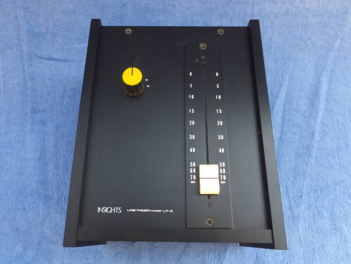 インサイト LF2 パッシブ フェーダー アッテネーター P&G 1522 全部の面が10ミリ厚の板で作られているこだわりのフェーダーボックスです拍卖