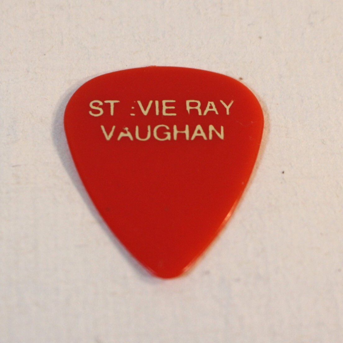 【スティーヴィー・レイ・ヴォーン Stevie Ray Vaughan 】 ギター ピック 送料無料 guitar pick in step tour インステップツアー拍卖
