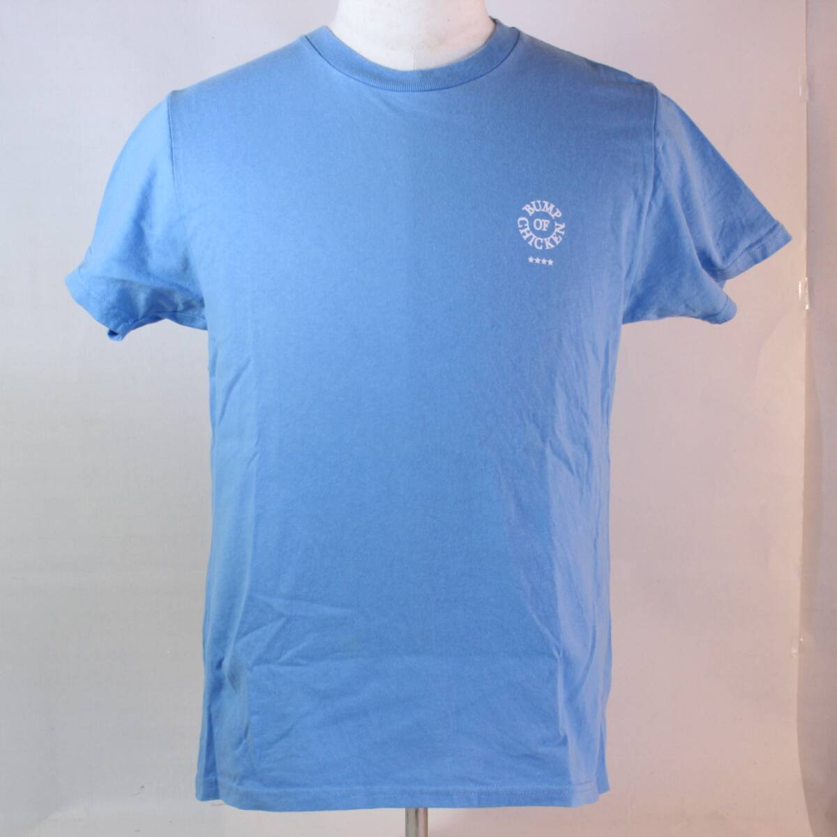 【送料無料】バンプオブチキン 2019年 ライブツアー ブルー 水色 ロゴ Tシャツ S バンプ 中古拍卖