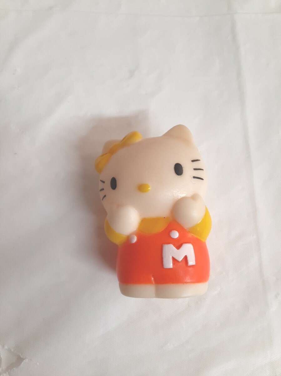 ☆ハローキティ☆サンリオ☆1989年生☆昭和レトロ☆指人形マスコット☆縦約5.1cm☆横約3.5cm☆当時物☆拍卖