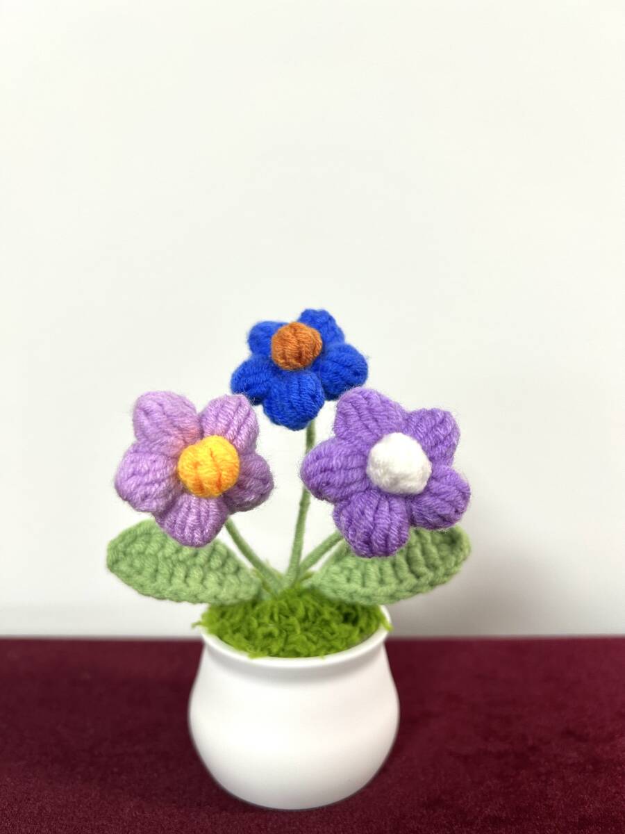 編みぐるみ あみぐるみ ハンドメイドアートフラワー 1体 その7拍卖