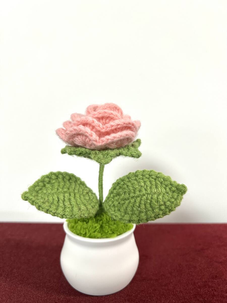 編みぐるみ あみぐるみ ハンドメイドアートフラワー 1体 その1拍卖