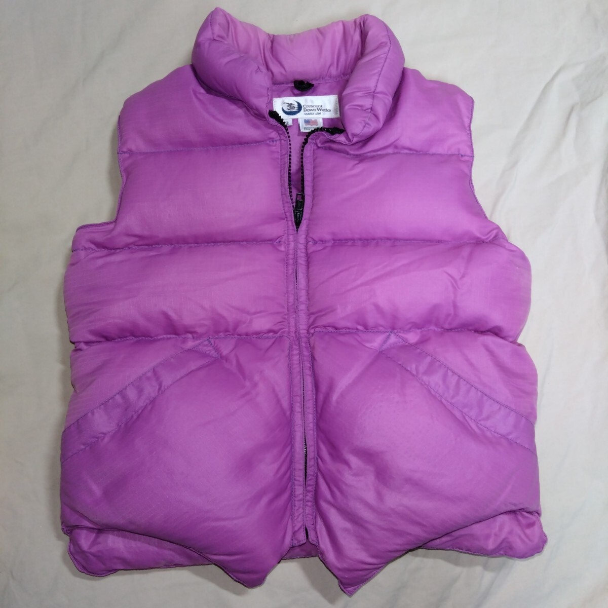 クレセントダウン キッズダウンベスト 12 USA製拍卖