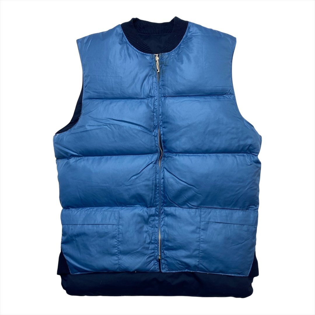 Mark’s Work Wearhouse マークスワーク ダウン ベスト ブルー 古着 メンズ FREE クリーニング済み拍卖